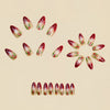 12 Sizes-24 Pcs Press On Nails Y1310