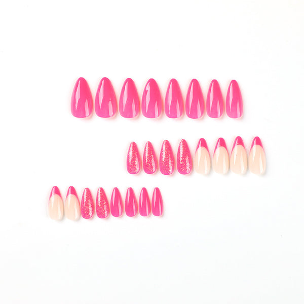 12 Sizes-24 Pcs Press On Nails JP2359