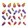 12 Sizes-24 Pcs Press On Nails Y843