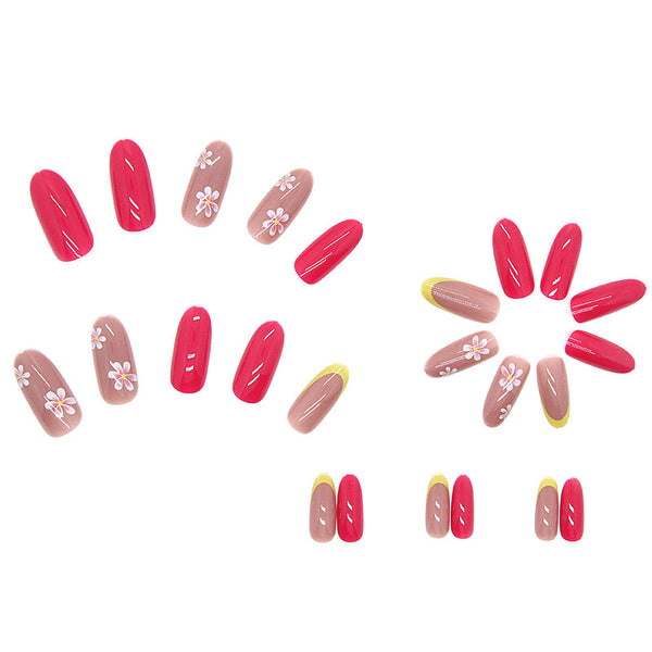 12 Sizes-24 Pcs Press On Nails W101