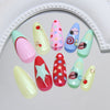 12 Sizes-24 Pcs Press On Nails Z1177