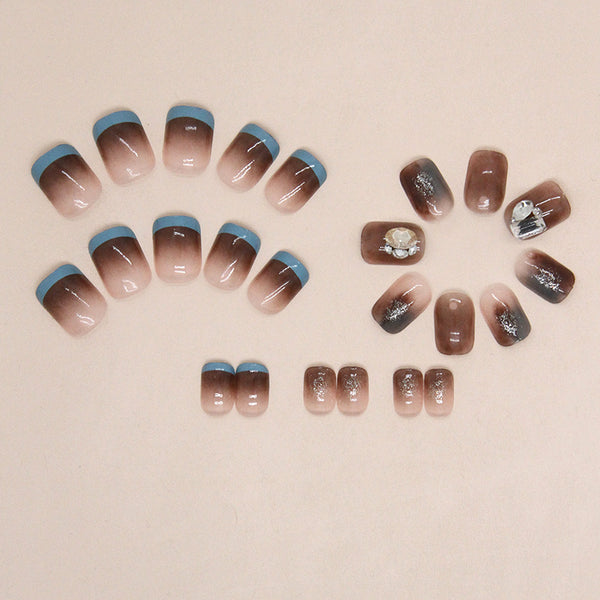 12 Sizes-24 Pcs Press On Nails Z825