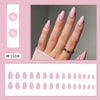 12 Sizes-24 Pcs Press On Nails W1508