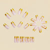12 Sizes-24 Pcs Press On Nails Y2028