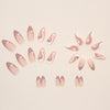 12 Sizes-24 Pcs Press On Nails W315