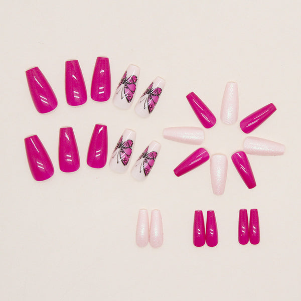 12 Sizes-24 Pcs Press On Nails W565