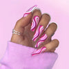 12 Sizes-24 Pcs Press On Nails JP1067