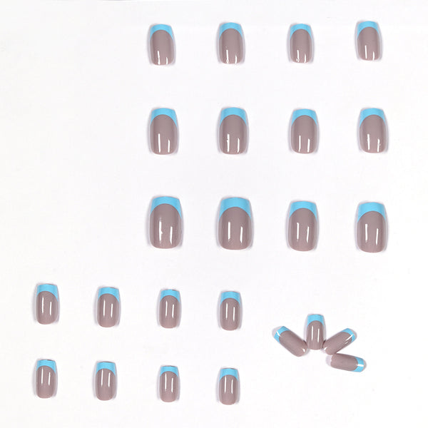 12 Sizes-24 Pcs Press On Nails JP1091