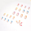 12 Sizes-24 Pcs Press On Nails JP1135