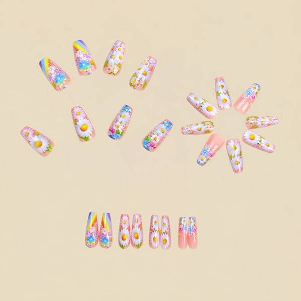 12 Sizes-24 Pcs Press On Nails Y995