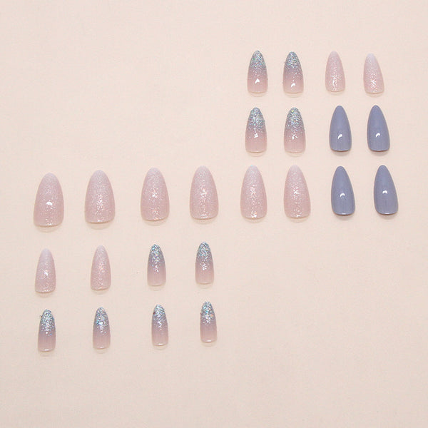 12 Sizes-24 Pcs Press On Nails W1899