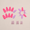 12 Sizes-24 Pcs Press On Nails Z726