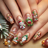 12 Sizes-24 Pcs Press On Nails Y1209