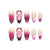 12 Sizes-24 Pcs Press On Nails C1629