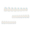 12 Sizes-24 Pcs Press On Nails JP3242