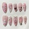 12 Sizes-24 Pcs Press On Nails JP3753