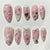 12 Sizes-24 Pcs Press On Nails JP3753