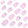 12 Sizes-24 Pcs Press On Nails JP3674