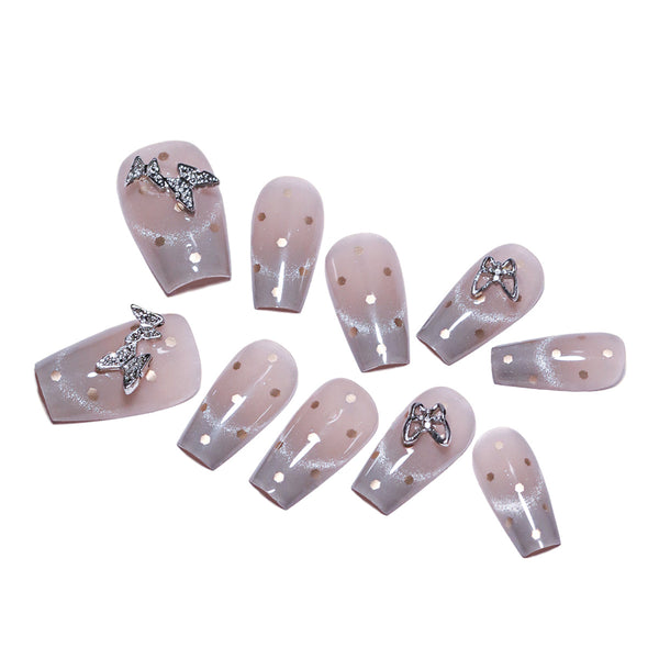 12 Sizes-24 Pcs Press On Nails nail-accessory