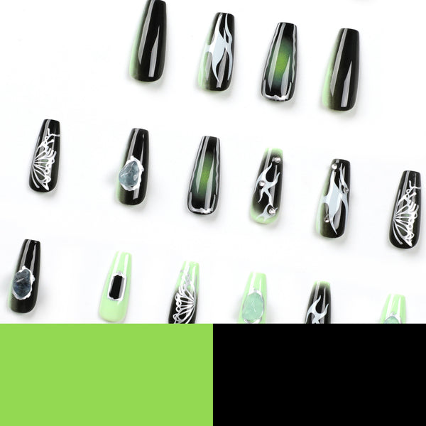 12 Sizes-24 Pcs Press On Nails JP2678