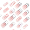 12 Sizes-24 Pcs Press On Nails JP3429