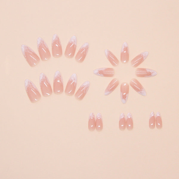 12 Sizes-24 Pcs Press On Nails W1701