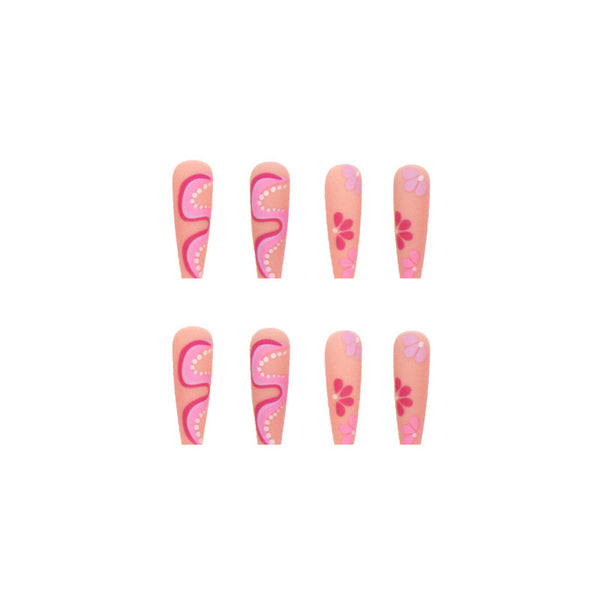 12 Sizes-24 Pcs Press On Nails W185