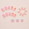 12 Sizes-24 Pcs Press On Nails W1954
