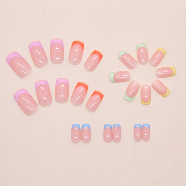12 Sizes-24 Pcs Press On Nails W1954