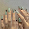 12 Sizes-24 Pcs Press On Nails W030