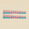 12 Sizes-24 Pcs Press On Nails Y1540