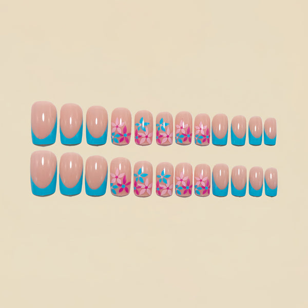 12 Sizes-24 Pcs Press On Nails Y1540