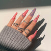12 Sizes-24 Pcs Press On Nails JP1327
