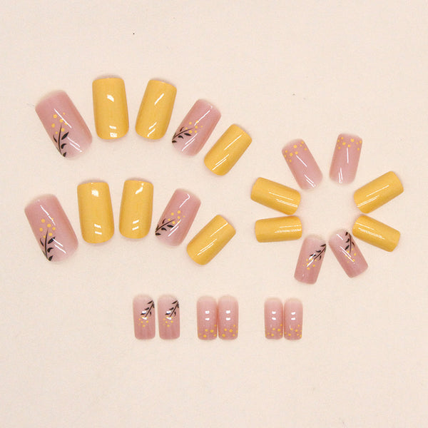 12 Sizes-24 Pcs Press On Nails W685