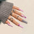 12 Sizes-24 Pcs Press On Nails JP1308