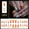 12 Sizes-24 Pcs Press On Nails C2012