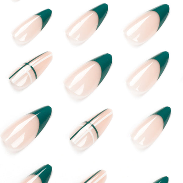12 Sizes-24 Pcs Press On Nails JP1781