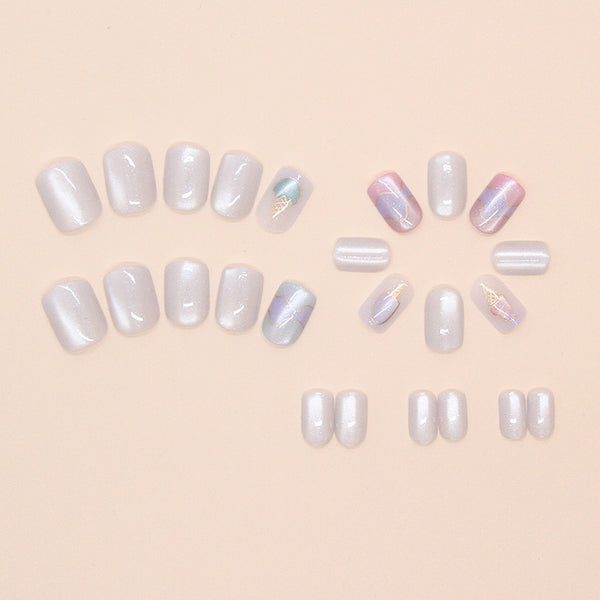12 Sizes-24 Pcs Press On Nails W1779