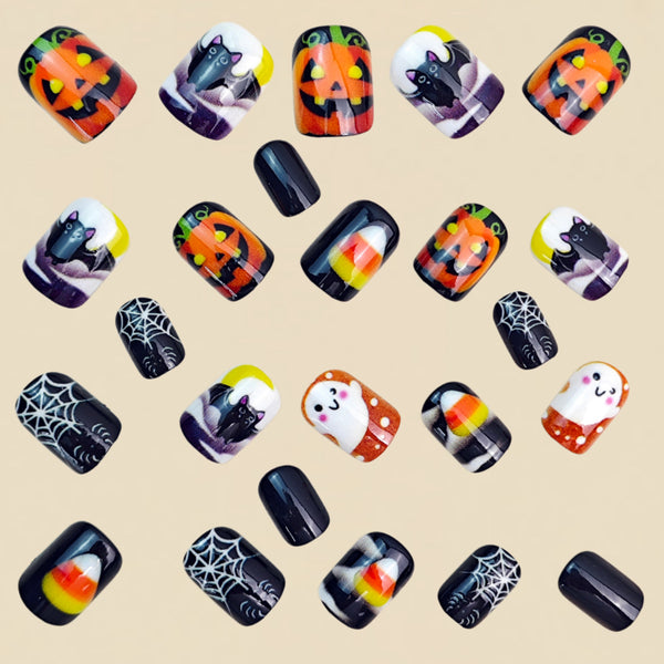 12 Sizes-24 Pcs Press On Nails y2046-24