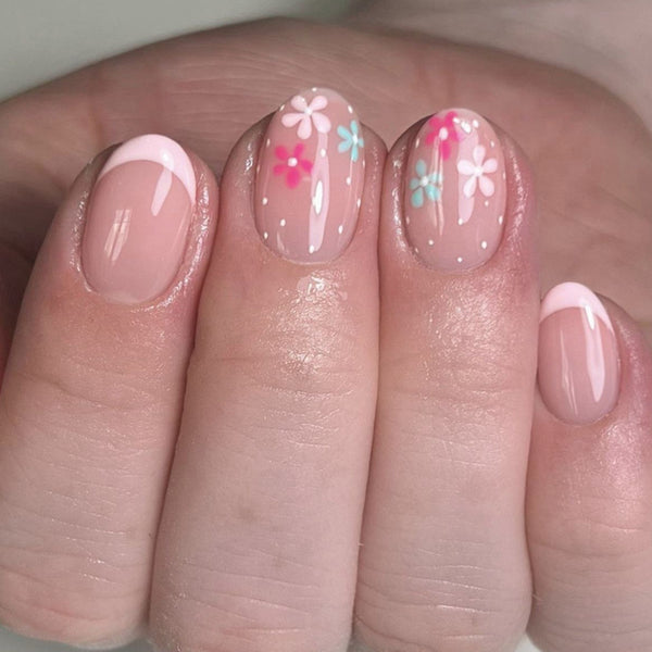 12 Sizes-24 Pcs Press On Nails JP3929