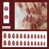 12 Sizes-24 Pcs Press On Nails W2203