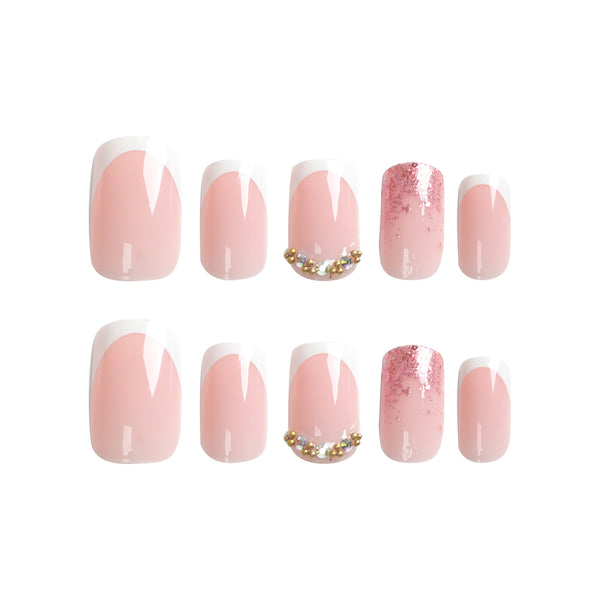 12 Sizes-24 Pcs Press On Nails JP2708