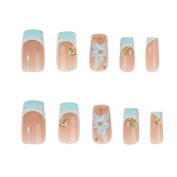 12 Sizes-24 Pcs Press On Nails JP4449