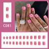 12 Sizes-24 Pcs Press On Nails C081