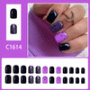 12 Sizes-24 Pcs Press On Nails C1614