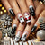 12 Sizes-24 Pcs Press On Nails Y1284