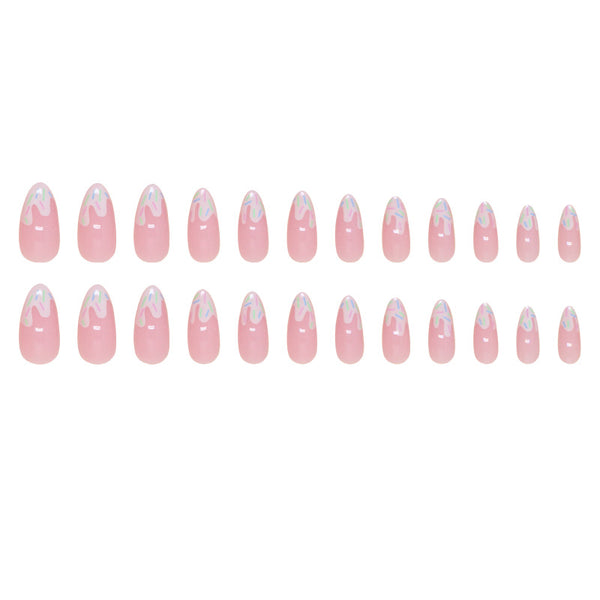 12 Sizes-24 Pcs Press On Nails W1650