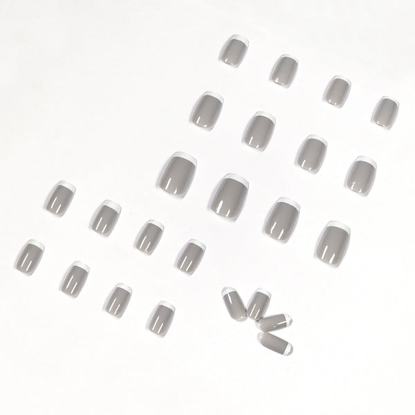 12 Sizes-24 Pcs Press On Nails JP1085