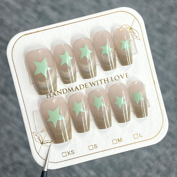 12 Sizes-24 Pcs Press On Nails nail-accessory