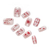 12 Sizes-24 Pcs Press On Nails SP138
